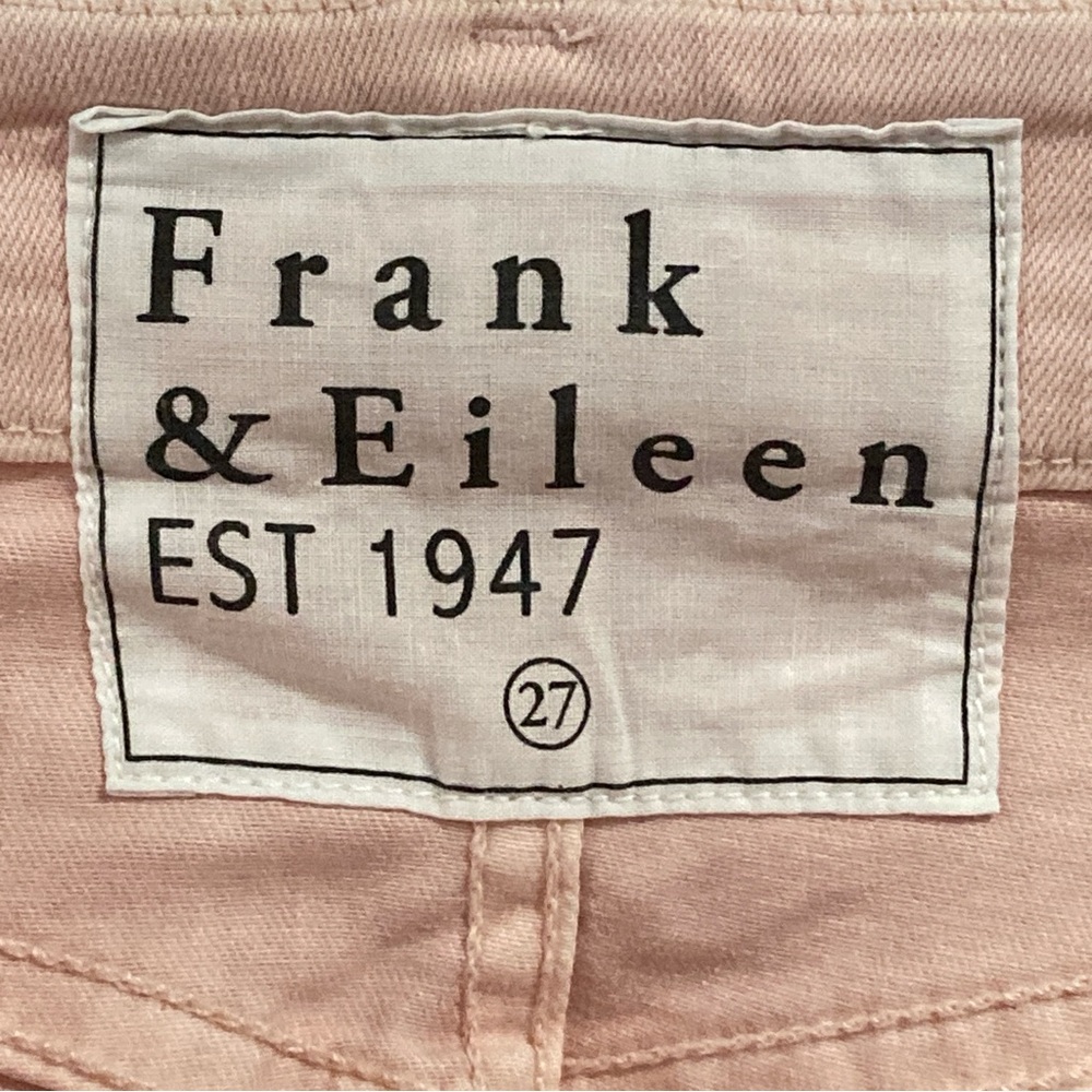 Frank & Eileen Women's Size 27 Sligo Italian Performance Denim Skinny Jean Pink - Picture 3 of 16